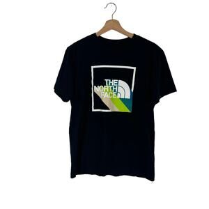 The North Face T-shirt Black with Bold Logo Men's M